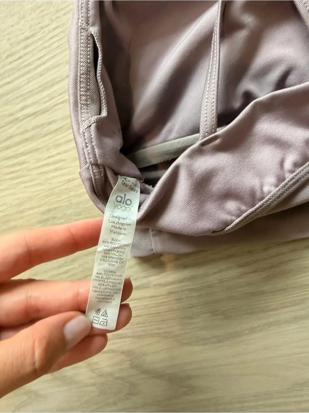 ALO Yoga lightweight mauve